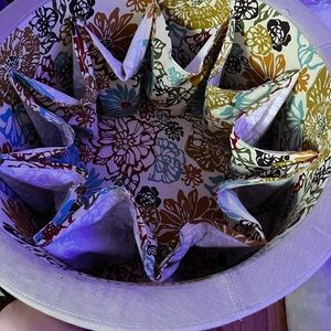 Ottoman! Holds 10 pair of shoes plus waaay more in the middle :)